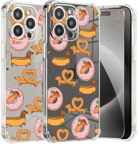 Miniatura 12 de Roemary Buffertech - Funda protectora para iPhone 13 Pro Max con diseño Golden Retriever, diseño de arcoíris con protector de pantalla