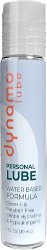 Dynamo Wellness Lubricante personal a base de agua, lubricante que no mancha para hombres, mujeres y parejas, sin parabenos, sin glicerina, tamaño