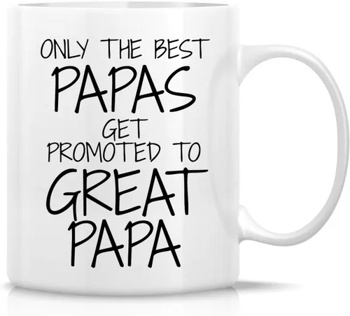 Miniatura 15 de Retreez - Taza divertida con texto en inglés "No. 1 Dad", 325 ml, tazas de cerámica, mensajes divertidos, sarcásticos, motivacionales, regalos