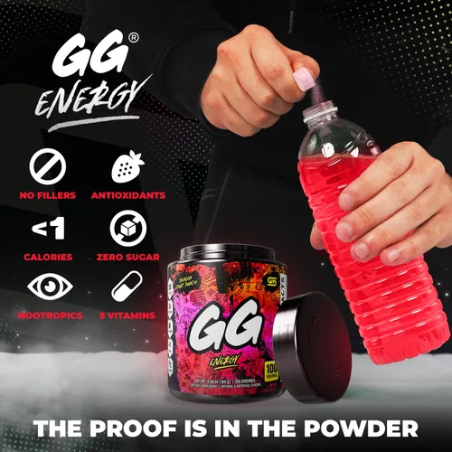 Miniatura 4 de Gamer Supps GG® Energy - Ponche de Pitahaya (100 Porciones) - Energía de Juego Amigable con Keto y Mezcla Nootrópica, Sin Azúcar + Cafeína Orgánica