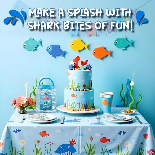 Miniatura 4 de 50 Pulseras de Caramelo de Tiburón, Caramelo Azul Genial para Fiestas Bajo el Mar y Recuerdos de Tiburón Bebé, Decoraciones y Rellenos para Bolsitas