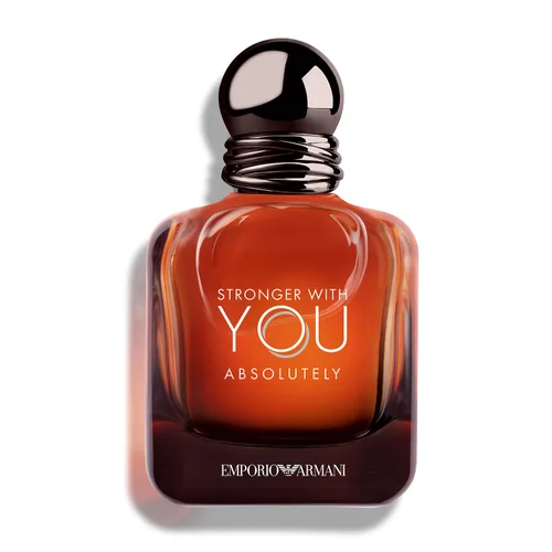 Armani Beauty - Stronger With You Absolutely - Parfum - Colonia para Hombre - Fragancia Masculina Ámbar Especiada y Gourmand – Acorde de Ron, Madera