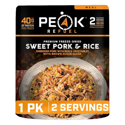 Peak Refuel | Comida seca congelada para mochileros y camping | Sabor increíble | Alta proteína | Preparación rápida | Peso ligero