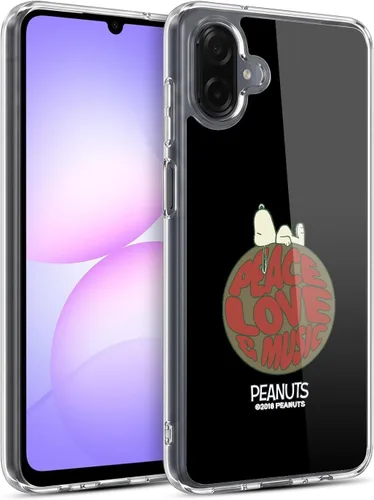 Miniatura 187 de Head Case Designs Funda de gel Woodstock 50th con licencia oficial de Peanuts Snoopy Guitar 1969 [protección de grado militar] compatible