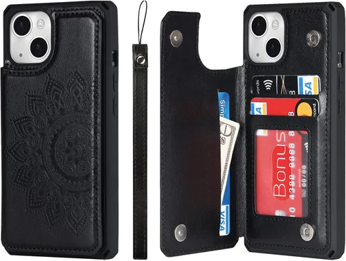 Miniatura 31 de Cavor para iPhone 13 Funda con Tarjetero iPhone 13 Funda Tipo Cartera, para iPhone 13 Funda para Hombres Mujeres, Fundas para iPhone 13 Funda