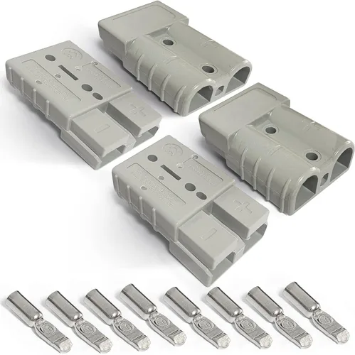 Miniatura 5 de Cubiertas de Conector Rápido de Batería Cubierta de Goma Antipolvo para Desconexión Rápida de Batería de 175 Amperios (2pcs, Negro)