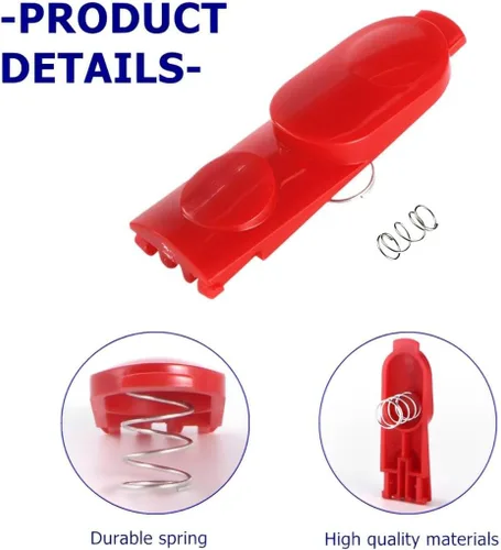 Miniatura 3 de Paquete de 2 botones de repuesto con resorte para V7 V8 V10 V11 V15, extensión de aspiradora, botón de varilla de extensión para aspiradora, tubo