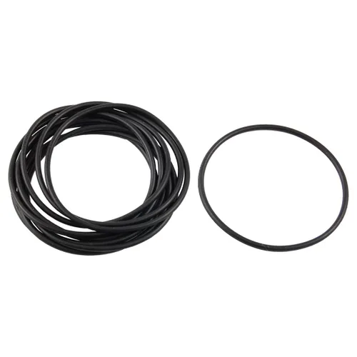 Miniatura 8 de uxcell Juntas Tóricas de Goma de Nitrilo 58mm DE 54mm ID 2mm de Ancho, Junta de Sellado Métrico para Automotriz, Maquinas, Tuberías, Paquete de 10