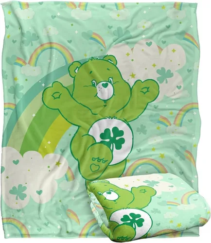Miniatura 13 de Care Bears - Manta de 36 x 58 pulgadas, diseño de osos y arco iris, tacto sedoso, súper suave