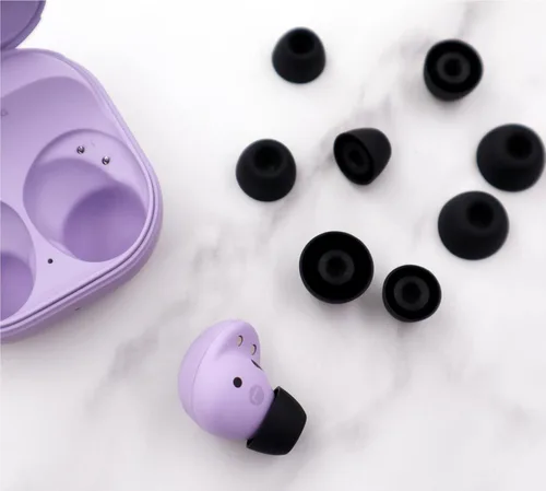 Miniatura 5 de 6 pares de auriculares Galaxy Buds 2 Pro para los oídos, S/M/L de repuesto de goma de silicona suave de gel flexible, tapones para los oídos