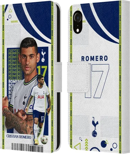 Miniatura 34 de Head Case Designs Officially Licensed Tottenham Hotspur F.C. Cristian Romero 2022/23 First Team Leather Wallet Case Compatible with Apple iPhone 11