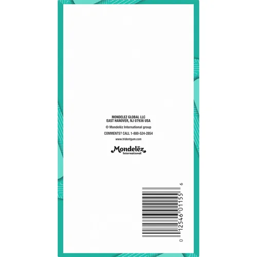 Miniatura 19 de Goma de mascar Trident Minty Sweet Twist sin azúcar, 12 paquetes de 14 piezas (168 piezas en total)