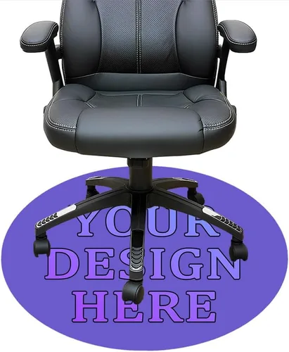Miniatura 83 de Tapete redondo personalizado para silla de escritorio de oficina, diseño de tu propio logotipo de foto, texto, alfombrillas circulares