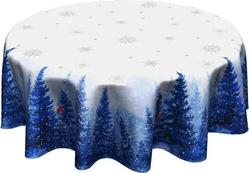 Miniatura 30 de Fall Tablecloth Round 60 Inch Autumn Thanksgiving Table Cloths Circle Pumpkin Buffalo Plaids Table Cloth Rustic Farmhouse Tablecloth for Holiday