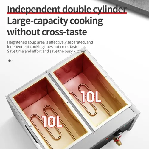 Miniatura 2 de Cocina comercial para pastas, olla eléctrica para albóndigas de macarrones y verduras, máquina de cocinar fideos, máquina de caldera, máquina