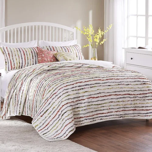 Miniatura 8 de Greenland Home Set de Colcha, Algodón, Multicolor, King