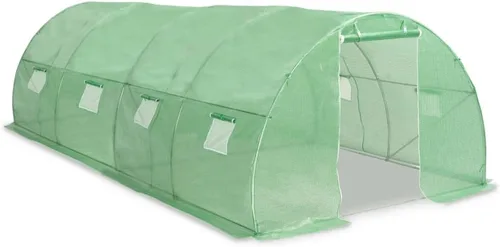 Miniatura 12 de vidaXL Invernadero, marco frío para jardín, patio, patio, césped, casa verde para cultivo de plantas, invernadero al aire libre