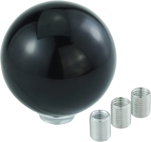 Miniatura 7 de Pomo de palanca de cambios de 8 bolas para la mayoría de vehículos automáticos manuales (negro)