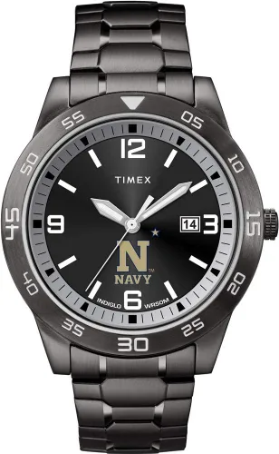 Miniatura 37 de Timex Tribute Acclaim - Reloj para hombre de 42 mm de cuarzo con correa de acero inoxidable