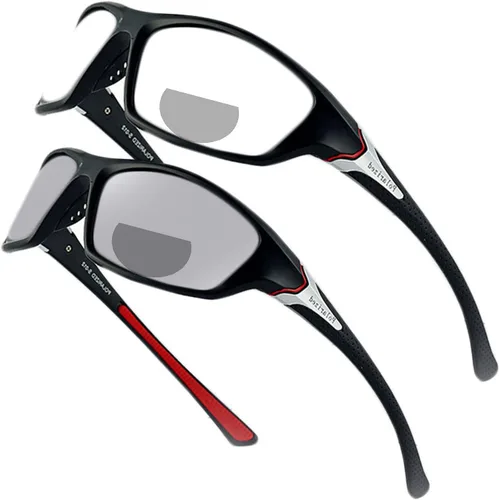 Miniatura 9 de Gafas de lectura bifocales fotocrómicas de transición para hombres y mujeres deportes al aire libre presbicia gafas de sol lector antideslumbrantes