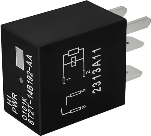 Miniatura 5 de Relé automotriz 8T2T-14B192-AA, 12 V CC de 4 pines, 2 unidades, repuesto OEM confiable, compatible con vehículos Ford seleccionados