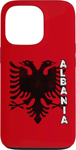 Funda para iPhone 13 Pro Albania Bandera de Albania Double Eagle Flamuri Shqiperia