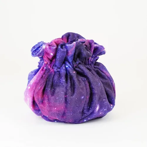 Miniatura 3 de FanRoll Velvet Compartment Dice Bag with Pockets: Nebula, Role Playing Game Dice Accessories for Dungeons and Dragons