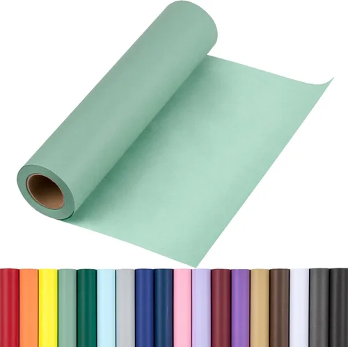 Miniatura 27 de RUSPEPA Rollo de papel de regalo azul marino kraft, 17.5"x 393" (32.8'), papel de regalo reciclable azul para regalos de cumpleaños, cubierta