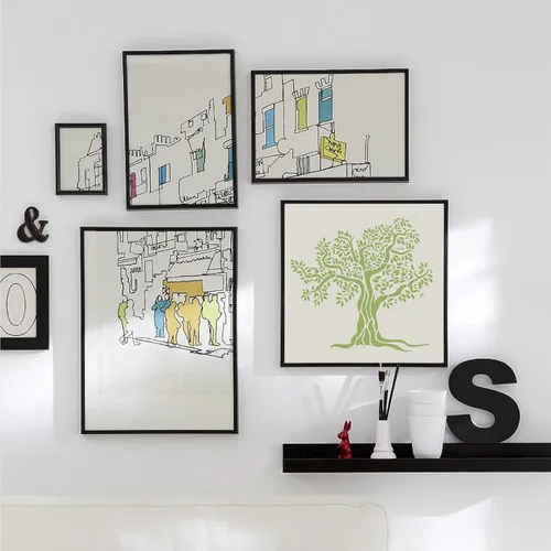 Miniatura 6 de GORGECRAFT Plantilla grande de árbol de la vida de 12 x 12 pulgadas, reutilizable, decoración del hogar, plantillas de pintura de árbol de plástico
