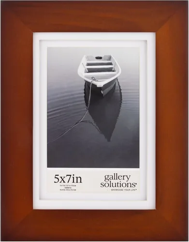 Miniatura 29 de Gallery Solutions - Marco de fotos negro plano de 8 x 10 pulgadas - Soporte de mesa o pared - Para fotos de 5 x 7 pulgadas con doble paspartú blanco