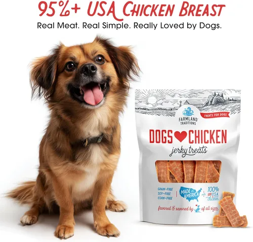 Miniatura 2 de Dulces para perros de pollo fabricados en los EE. UU. de Farmland Traditions, 3 lb