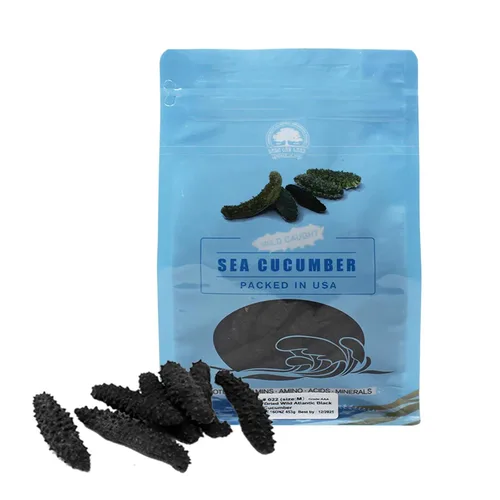 Miniatura 12 de DOL Wild Caught, pasador negro atlántico secado al sol, pepino de mar 30-40 piezas de 7 a 9 años, totalmente nutritivo natural, 30-40