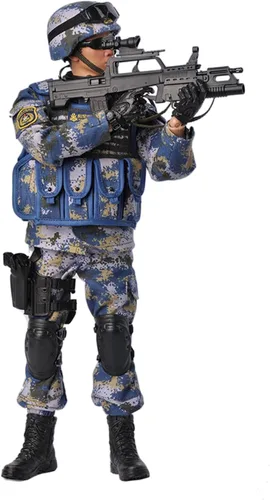 Miniatura 9 de Juego de figuras de acción militares de 12 pulgadas, juego de figuras de acción a escala 1/6 con armas y accesorios - NB01