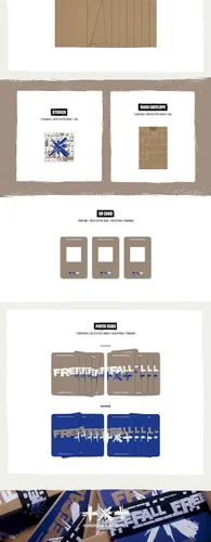 Miniatura 9 de TXT The Name Chapter : FREEFALL Contenido del 3er Álbum+Tarjeta Fotográfica+Pegatina+Seguimiento Sellado Tomorrow X Together