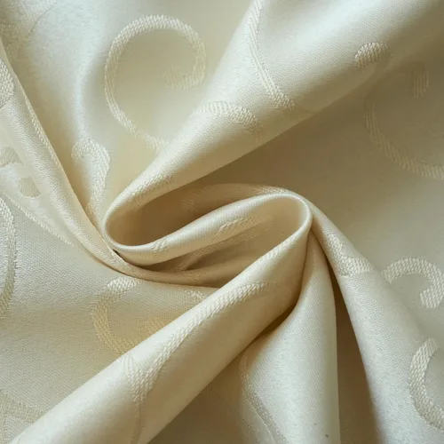 Miniatura 8 de Marina Decoration Mantel jacquard impermeable grueso elegante con ramas de damasco sólido de alta calidad, decorativo para el hogar, cocina, Crema