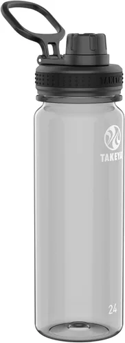 Miniatura 11 de Takeya Tritan - Botella de Agua Deportiva con Tapa de Boquilla - Sin BPA y Apta para Lavavajillas - Botella Reutilizable con Asa en la Tapa - Rosa