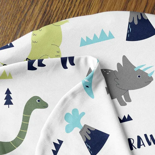 Miniatura 4 de Sweet Jojo Designs Mod Dino - Juego de 2 gorros y capullo para bebé, saco de dormir de punto elástico para bebé, recién nacido, saco de dormir, saco