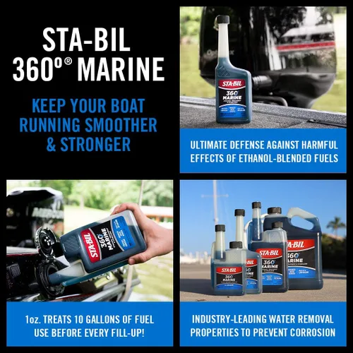 Miniatura 11 de STA-BIL 360 Marine -Tratamiento de etanol y estabilizador de combustible, previene la corrosión, ayuda a limpiar el sistema de combustible