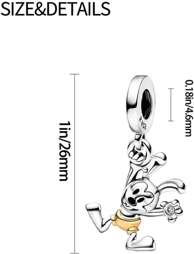 Miniatura 72 de LIGHTDOG Abalorios de plata de ley 925 para pulseras Pandora, collares para mujer, cuentas colgantes, cuentas de joyería, regalos para mujeres