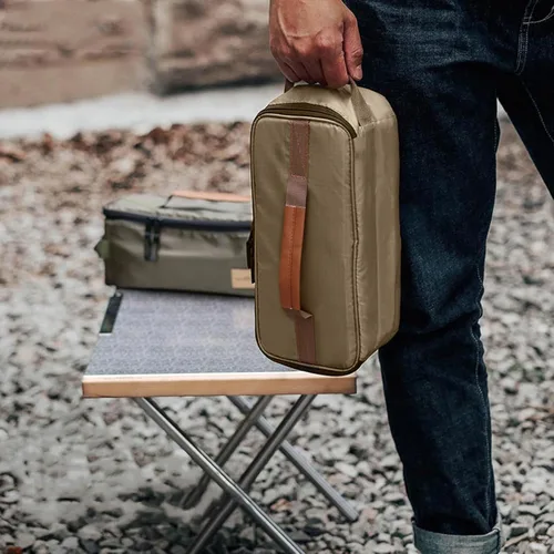 Miniatura 6 de Azarxis Bolsa organizadora de utensilios de cocina de viaje para camping, bolsa de almacenamiento de utensilios de cocina, estuche portátil