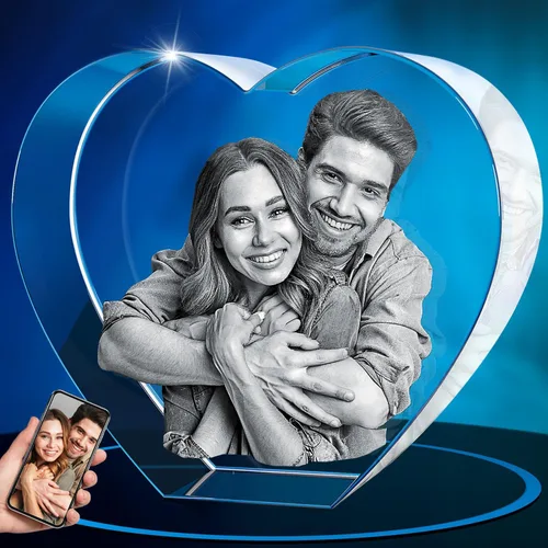 Miniatura 15 de ArtPix 3D Foto de cristal, regalos personalizados de Navidad para esposa, mujer, ella, mamá, él, hombres, madre, abuela, gran regalo personalizado