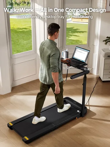 Miniatura 2 de WALKINGPAD Folding Treadmills for Home, Smart Vertical Fold, LED Display with Adjustable Height Handles