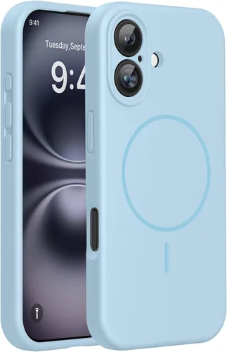 Miniatura 257 de Miracase Funda diseñada para iPhone 13, con protector de pantalla de vidrio templado, forro de microfibra suave antiarañazos, funda de goma