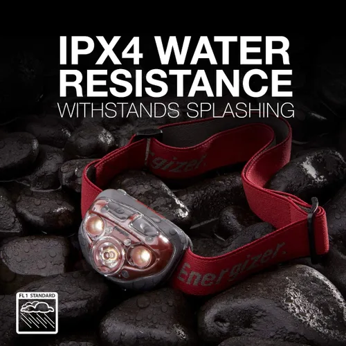 Miniatura 2 de ENERGIZER Linterna frontal LED PRO, resistente al agua IPX4 para campamento, al aire libre, corte de energía de emergencia (pilas incluidas)