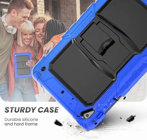 Miniatura 6 de HXCASEAC Funda a prueba de golpes para iPad de 6ª/5ª generación, Air 2 / Pro de 9.7 pulgadas con protector de pantalla, soporte integrado, duradera