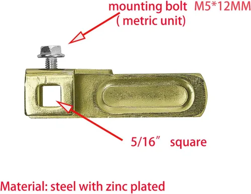 Miniatura 2 de Cerradura de Manija en T de Leva de Acero Adecuada para Cerraduras de Manija en T y L de Toldo de Camión y RV, Techos de Camper - 1 Paquete