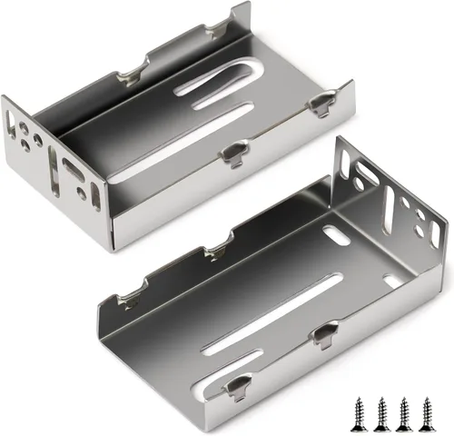 Soportes de montaje para corredera de cajón, soporte deslizante de cajón Plusmart para guía de riel, piezas de repuesto de hardware para montaje