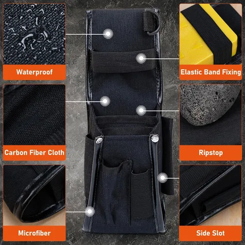 Miniatura 2 de Bolsa para cinturón de cuña de tala, ajustable para varios cinturones, bolsa de cuña de tala de árboles para cortar árboles