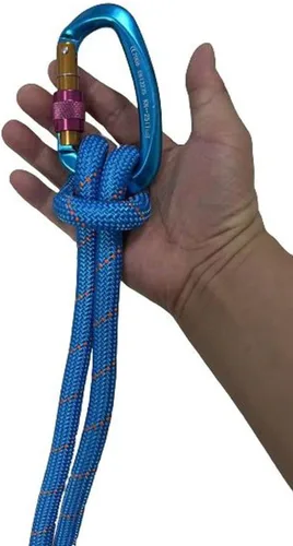 Miniatura 9 de Zeluga 15-135 - Cuerda estática de arbolista doble trenzada – 0.55 pulgadas x 125 pies, resistencia a la rotura de 8400 libras – Cuerda de escalada