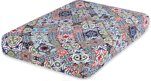 Miniatura 12 de hyha Fundas de cojín estampadas para sofá al aire libre, fundas florales lavables para muebles de patio, exteriores, funda de repuesto para asiento
